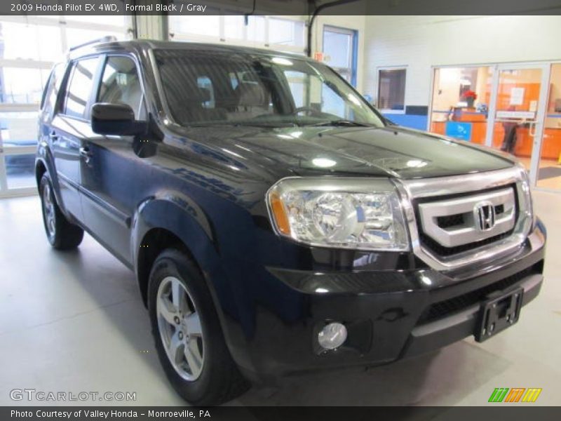 Formal Black / Gray 2009 Honda Pilot EX 4WD