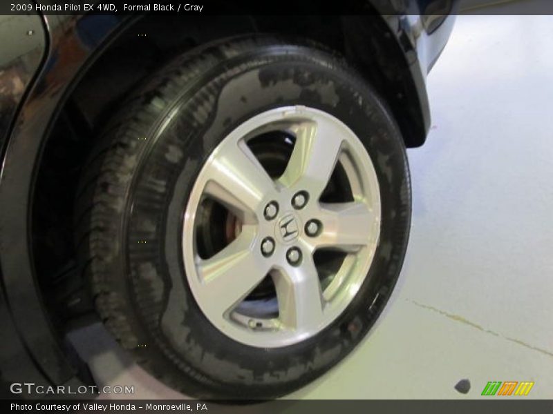 Formal Black / Gray 2009 Honda Pilot EX 4WD