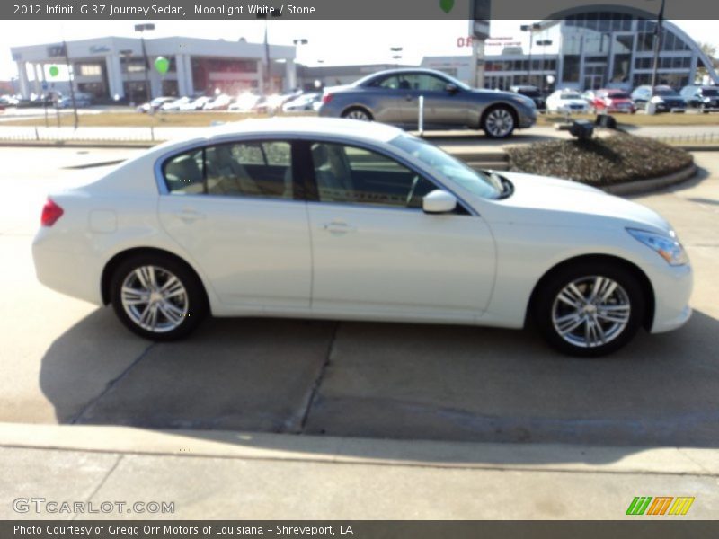 Moonlight White / Stone 2012 Infiniti G 37 Journey Sedan