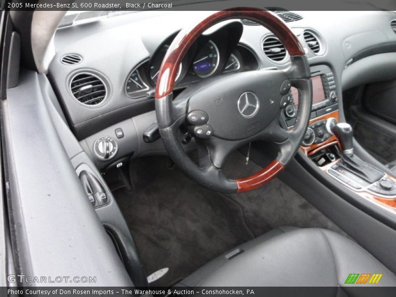  2005 SL 600 Roadster Charcoal Interior