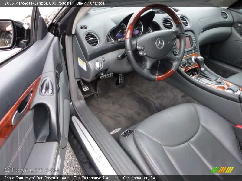 Charcoal Interior - 2005 SL 600 Roadster 