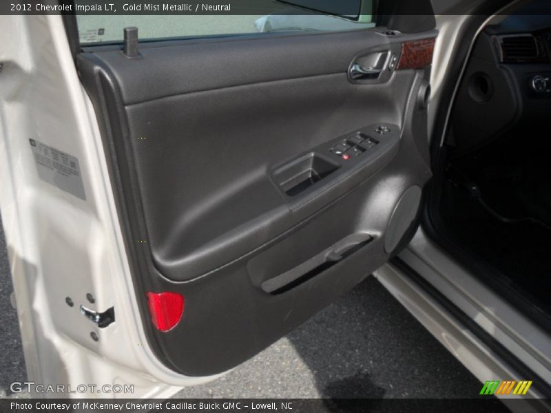 Gold Mist Metallic / Neutral 2012 Chevrolet Impala LT