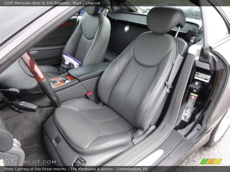  2005 SL 600 Roadster Charcoal Interior