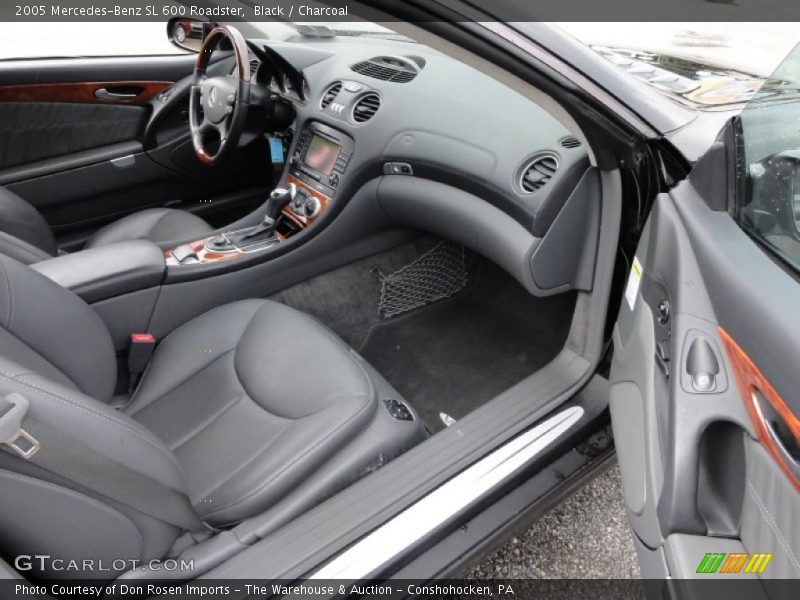  2005 SL 600 Roadster Charcoal Interior