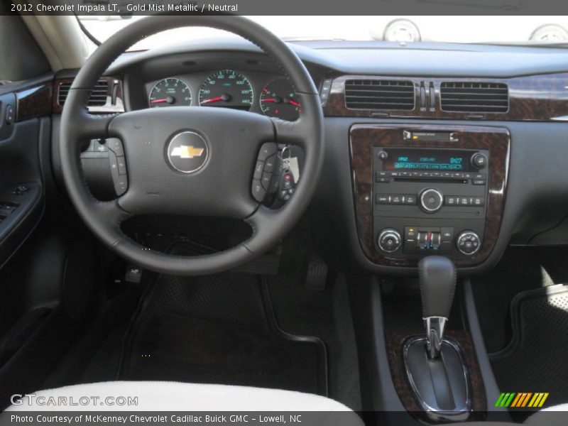 Gold Mist Metallic / Neutral 2012 Chevrolet Impala LT