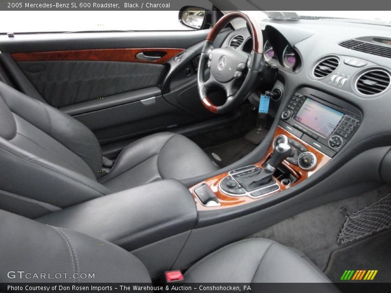  2005 SL 600 Roadster Charcoal Interior