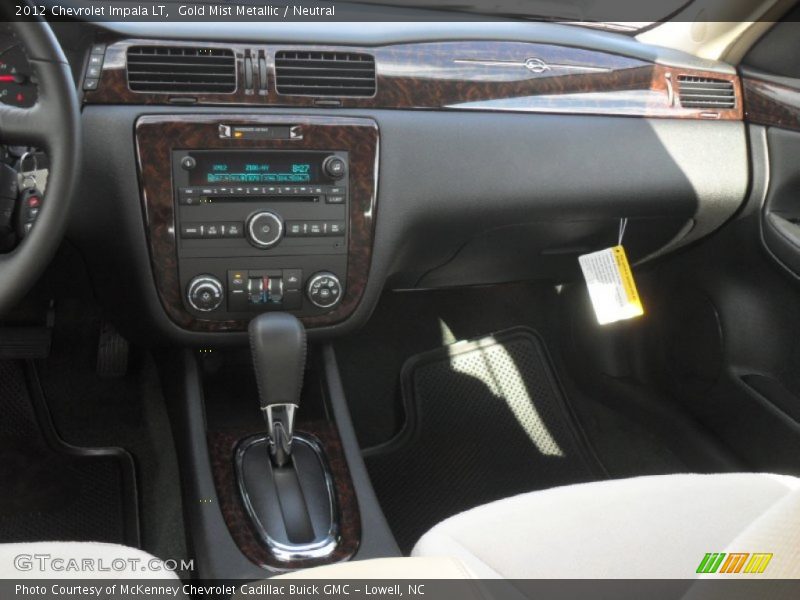 Gold Mist Metallic / Neutral 2012 Chevrolet Impala LT