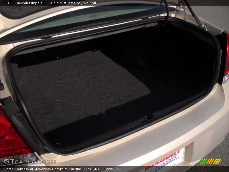 Gold Mist Metallic / Neutral 2012 Chevrolet Impala LT