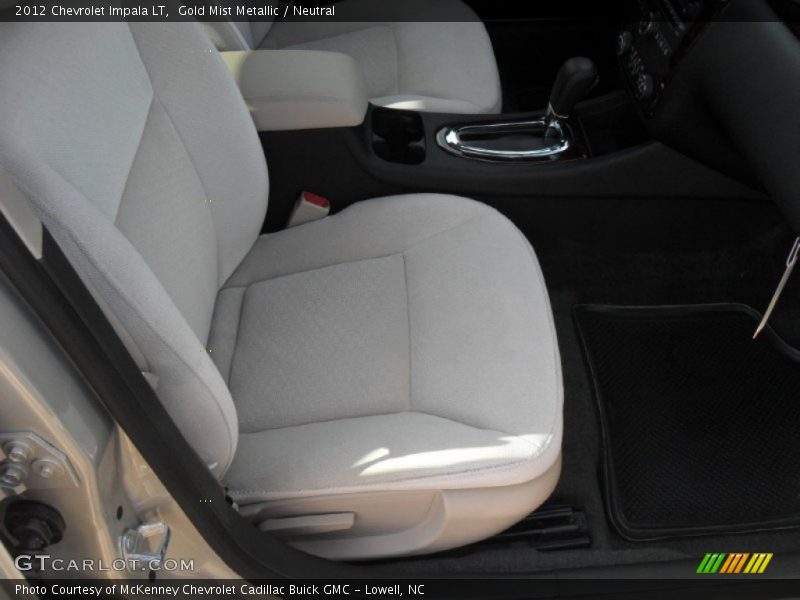 Gold Mist Metallic / Neutral 2012 Chevrolet Impala LT