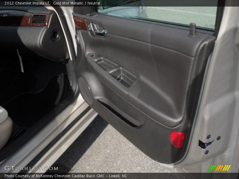 Gold Mist Metallic / Neutral 2012 Chevrolet Impala LT