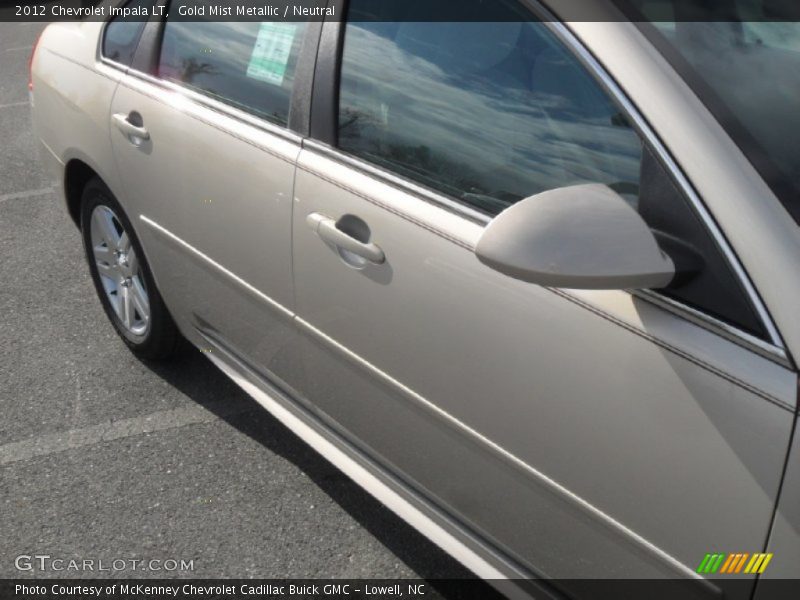 Gold Mist Metallic / Neutral 2012 Chevrolet Impala LT