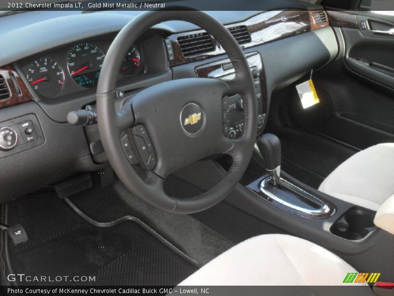 Gold Mist Metallic / Neutral 2012 Chevrolet Impala LT