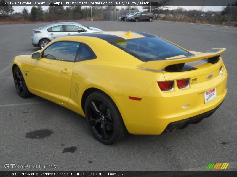 Rally Yellow / Black 2012 Chevrolet Camaro SS Coupe Transformers Special Edition