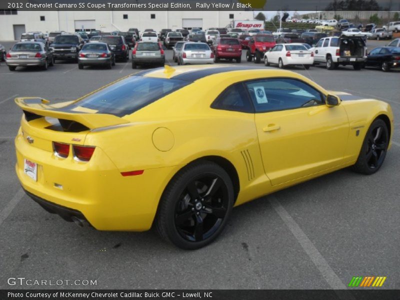 Rally Yellow / Black 2012 Chevrolet Camaro SS Coupe Transformers Special Edition