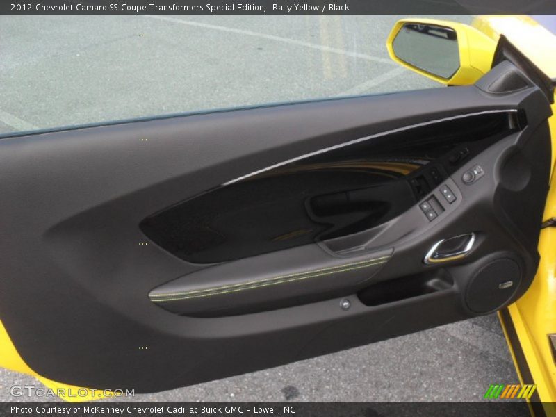 Door Panel of 2012 Camaro SS Coupe Transformers Special Edition