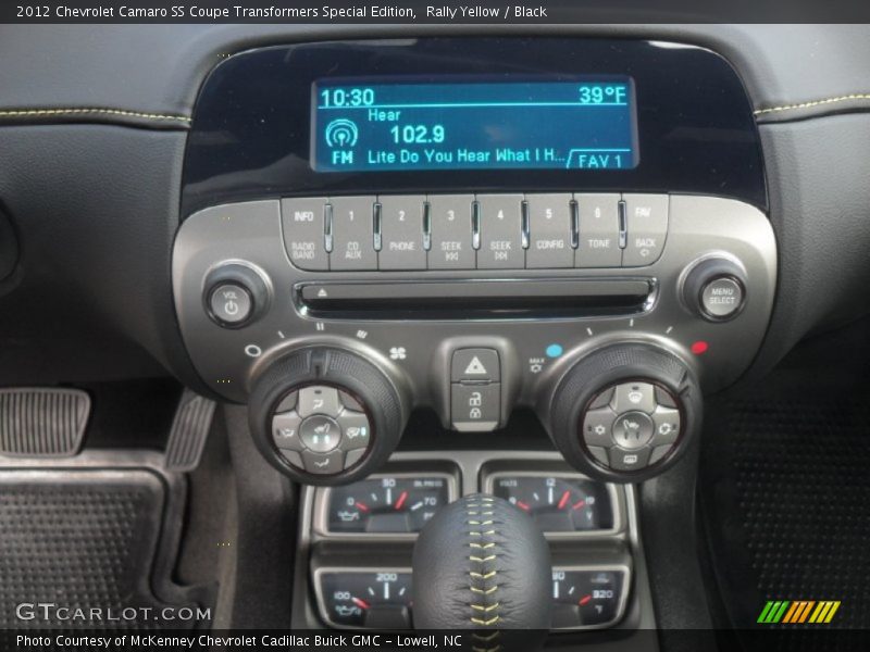 Rally Yellow / Black 2012 Chevrolet Camaro SS Coupe Transformers Special Edition