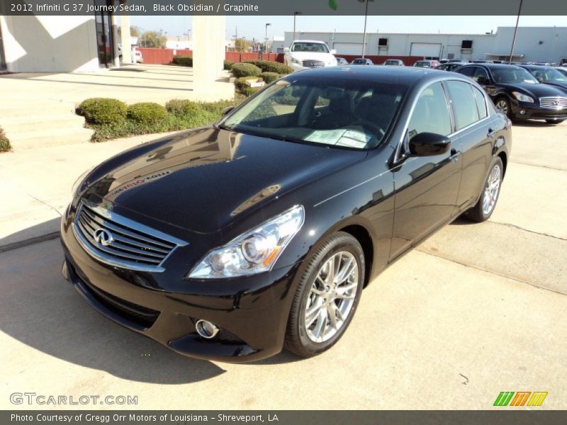 Black Obsidian / Graphite 2012 Infiniti G 37 Journey Sedan