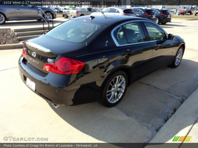 Black Obsidian / Graphite 2012 Infiniti G 37 Journey Sedan
