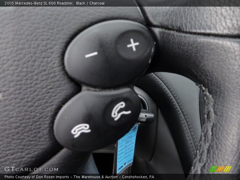 Black / Charcoal 2005 Mercedes-Benz SL 600 Roadster