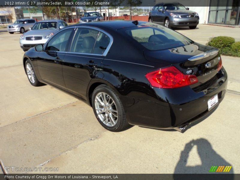 Black Obsidian / Graphite 2012 Infiniti G 37 Journey Sedan