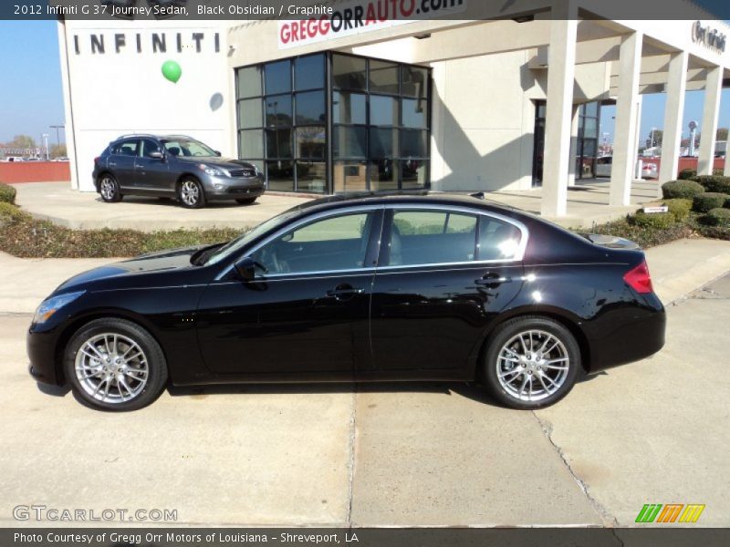 Black Obsidian / Graphite 2012 Infiniti G 37 Journey Sedan