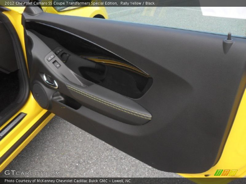 Door Panel of 2012 Camaro SS Coupe Transformers Special Edition