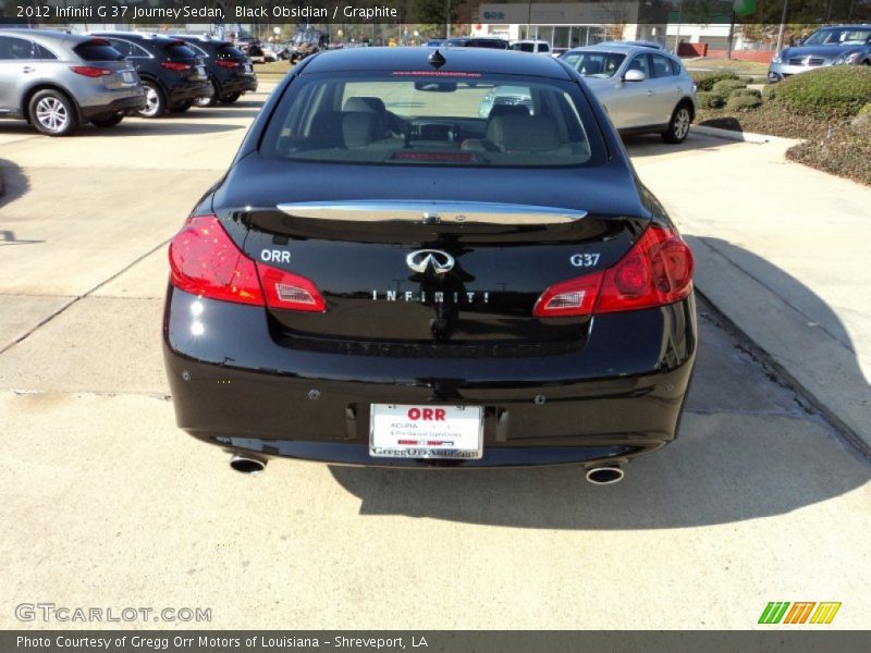Black Obsidian / Graphite 2012 Infiniti G 37 Journey Sedan