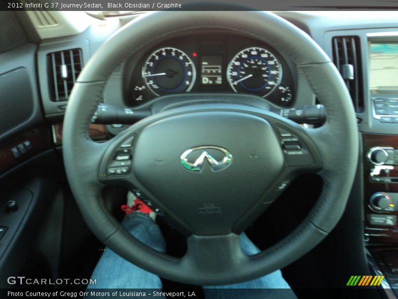 Black Obsidian / Graphite 2012 Infiniti G 37 Journey Sedan