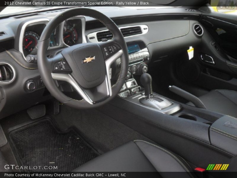 Dashboard of 2012 Camaro SS Coupe Transformers Special Edition