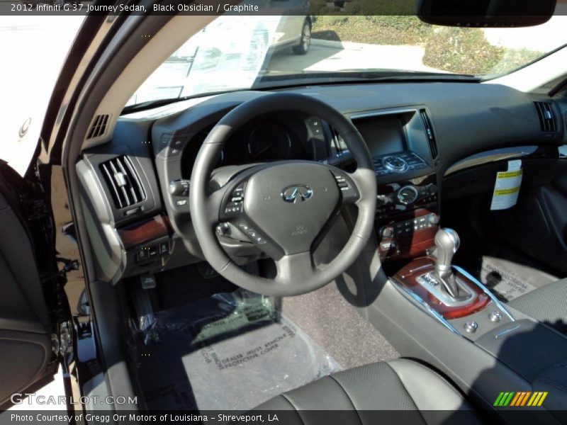 Black Obsidian / Graphite 2012 Infiniti G 37 Journey Sedan
