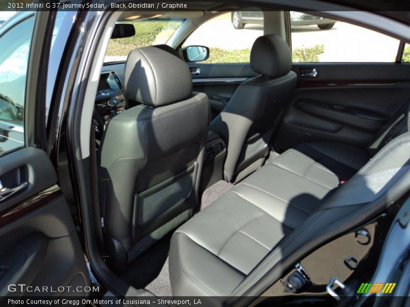 Black Obsidian / Graphite 2012 Infiniti G 37 Journey Sedan