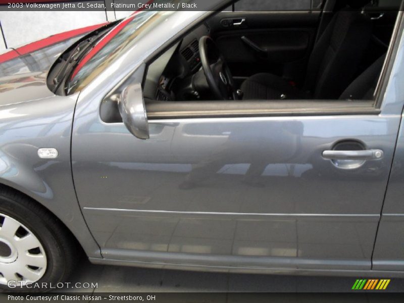Platinum Grey Metallic / Black 2003 Volkswagen Jetta GL Sedan