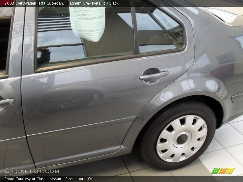 Platinum Grey Metallic / Black 2003 Volkswagen Jetta GL Sedan