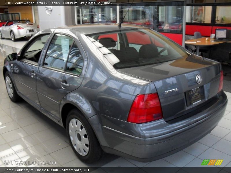 Platinum Grey Metallic / Black 2003 Volkswagen Jetta GL Sedan