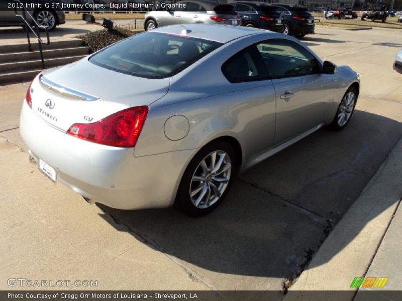 Liquid Platinum / Graphite 2012 Infiniti G 37 Journey Coupe