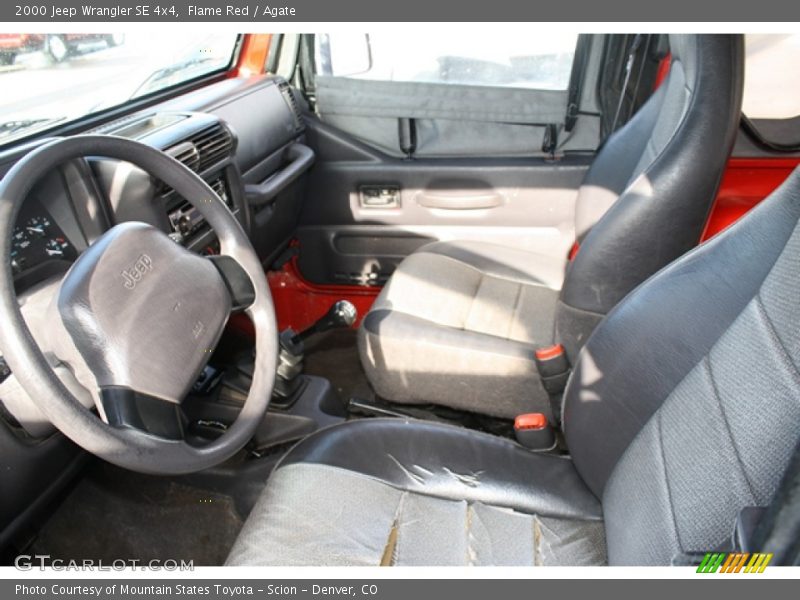 Flame Red / Agate 2000 Jeep Wrangler SE 4x4