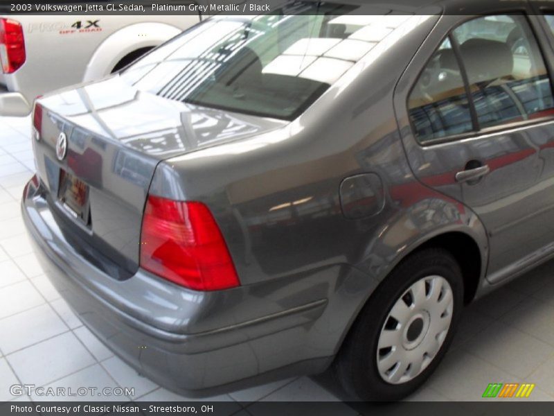 Platinum Grey Metallic / Black 2003 Volkswagen Jetta GL Sedan