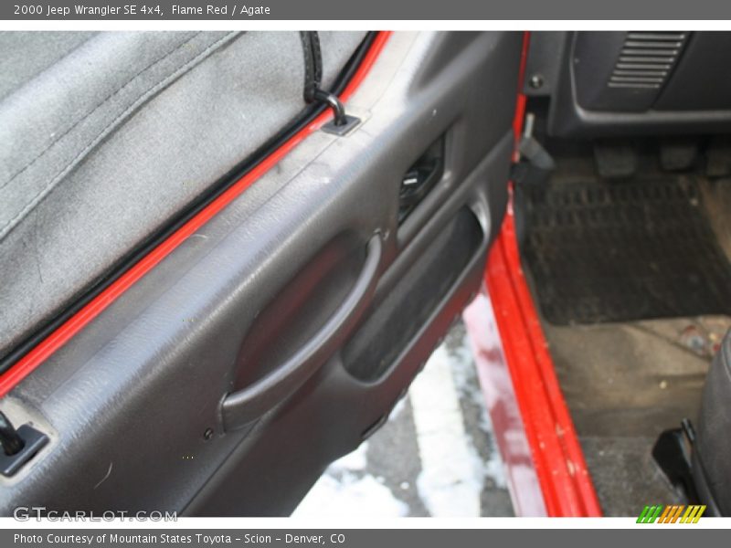 Flame Red / Agate 2000 Jeep Wrangler SE 4x4