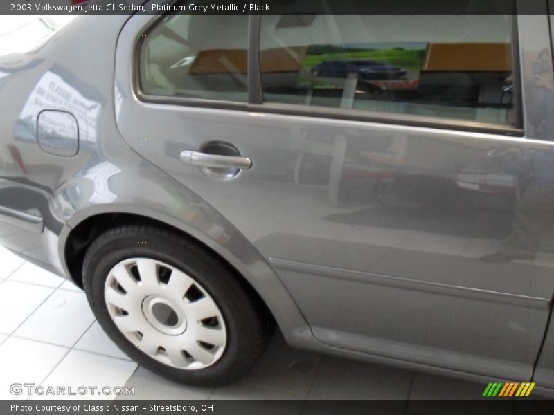 Platinum Grey Metallic / Black 2003 Volkswagen Jetta GL Sedan