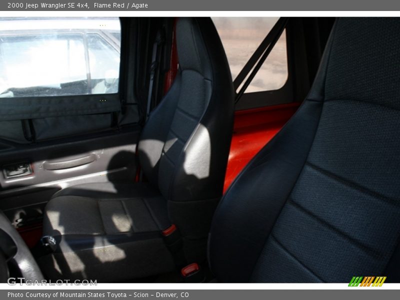 Flame Red / Agate 2000 Jeep Wrangler SE 4x4