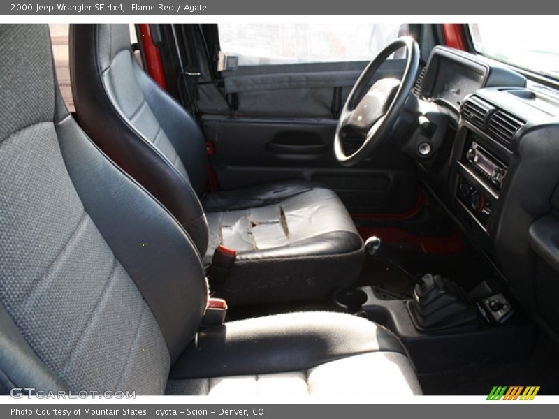Flame Red / Agate 2000 Jeep Wrangler SE 4x4