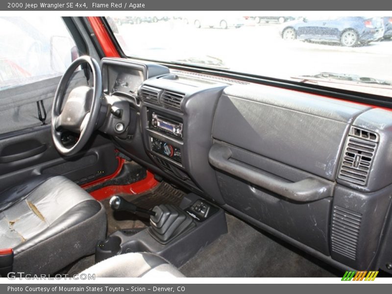 Flame Red / Agate 2000 Jeep Wrangler SE 4x4