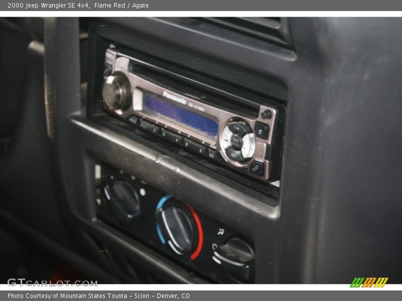 Flame Red / Agate 2000 Jeep Wrangler SE 4x4