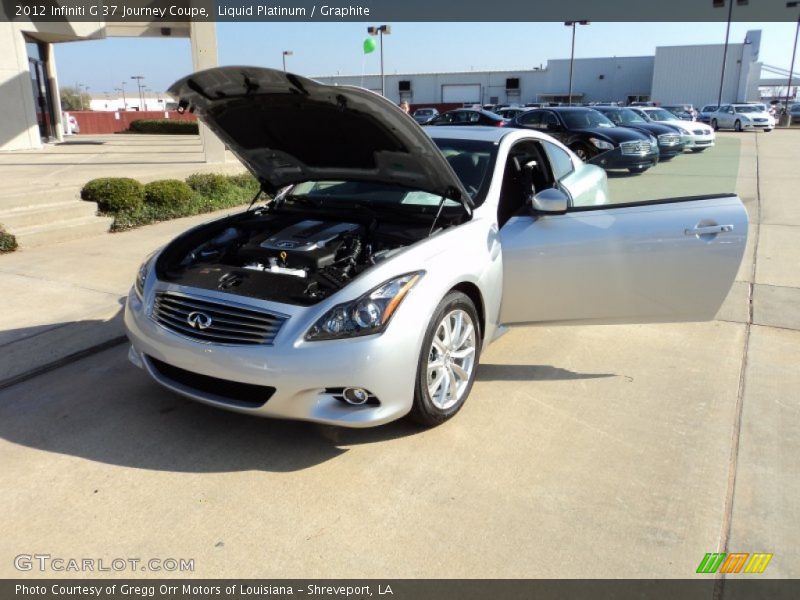 Liquid Platinum / Graphite 2012 Infiniti G 37 Journey Coupe