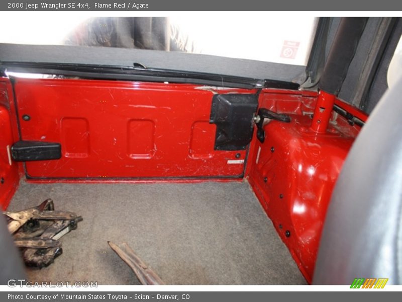 Flame Red / Agate 2000 Jeep Wrangler SE 4x4