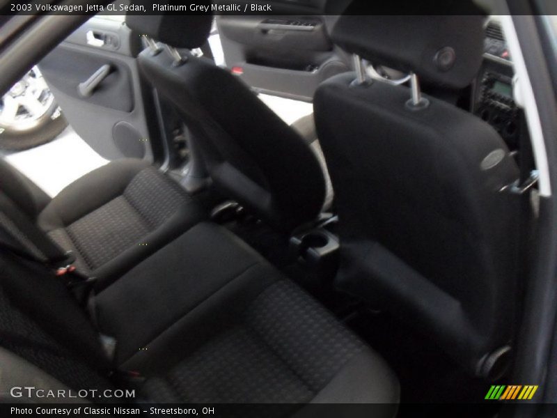 Platinum Grey Metallic / Black 2003 Volkswagen Jetta GL Sedan