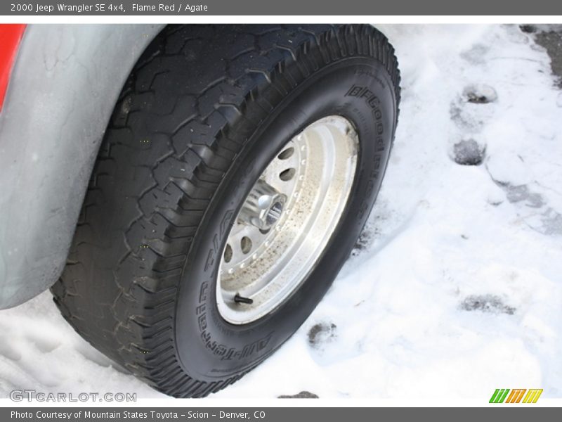 Flame Red / Agate 2000 Jeep Wrangler SE 4x4