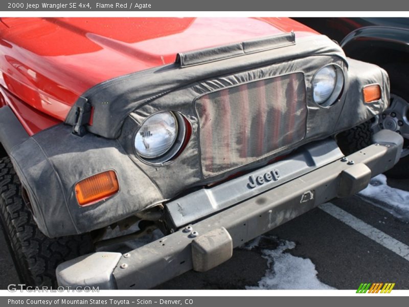 Flame Red / Agate 2000 Jeep Wrangler SE 4x4