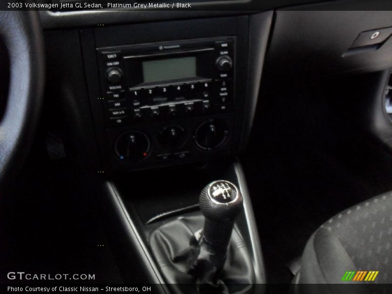Platinum Grey Metallic / Black 2003 Volkswagen Jetta GL Sedan
