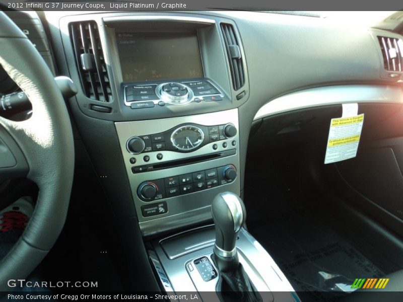 Liquid Platinum / Graphite 2012 Infiniti G 37 Journey Coupe